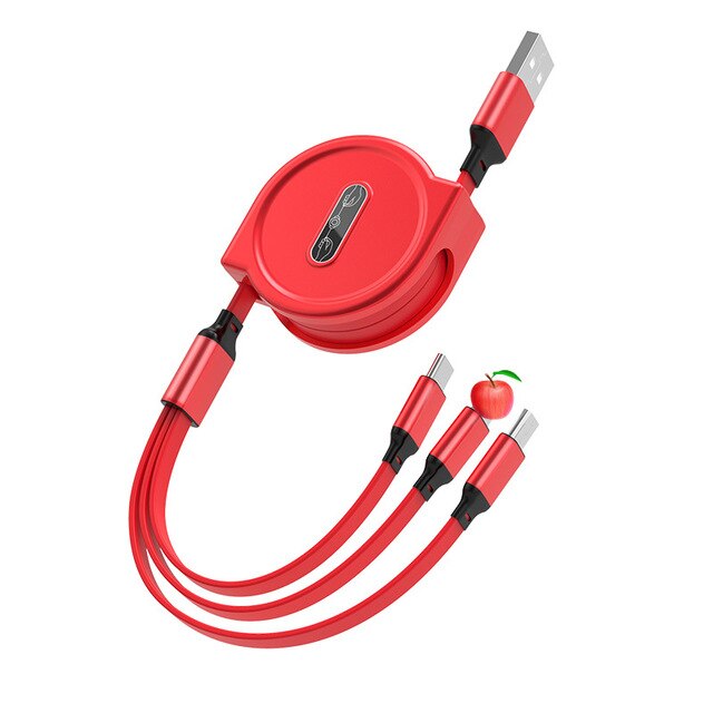 3 in 1 Retractable USB Cable